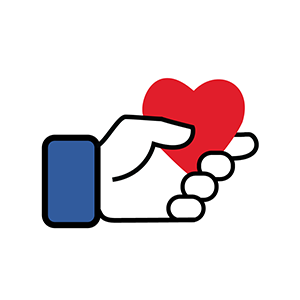 Facebook Donate logo